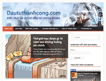 Tablet Screenshot of daututhanhcong.com